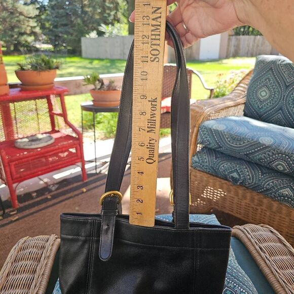 Vintage 90s Coach Classic Soho Black Leather Bag-Made in USA - Picture 15 of 16